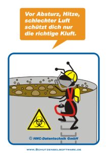 HNC-Datentechnik | Ameisen-Comics zum Arbeitsschutz | Motiv PSA