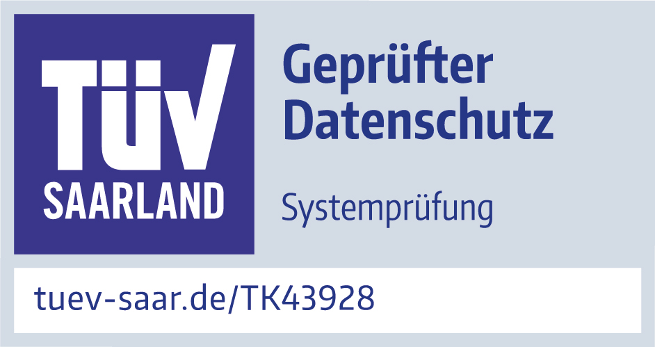 Geprüfter Datenschutz durch den TÜV Saarland