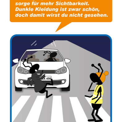 Motiv Sichtbarkeit im Winter