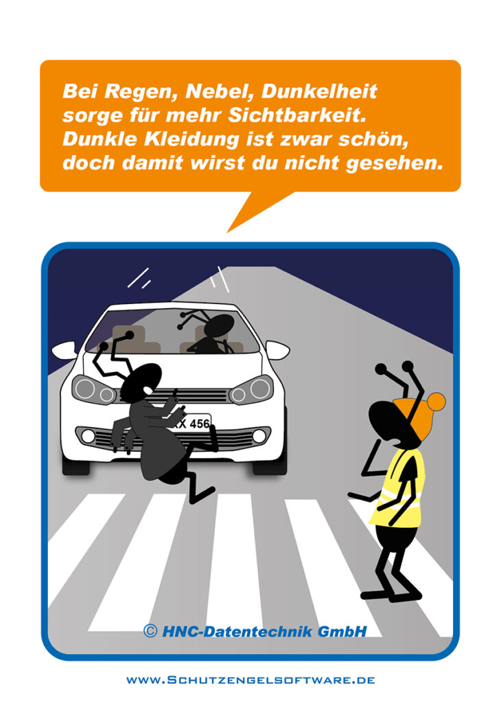 Motiv Sichtbarkeit im Winter