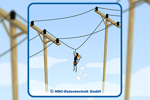 HNC-Datentechnik | Ameisen-Comics zum Arbeitsschutz | Motiv Arbeitsfreigabe