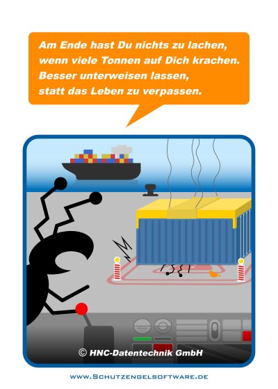 HNC-Datentechnik | Ameisen-Comics zum Arbeitsschutz | Motiv Unterweisungen